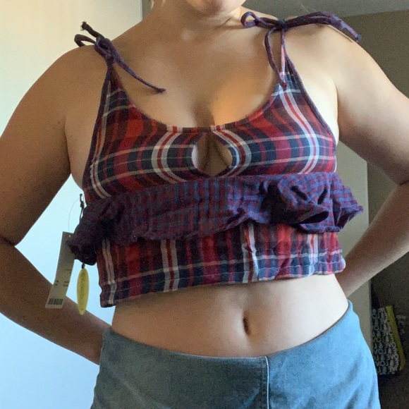 UO Plaid Tank - Picture 1 of 5